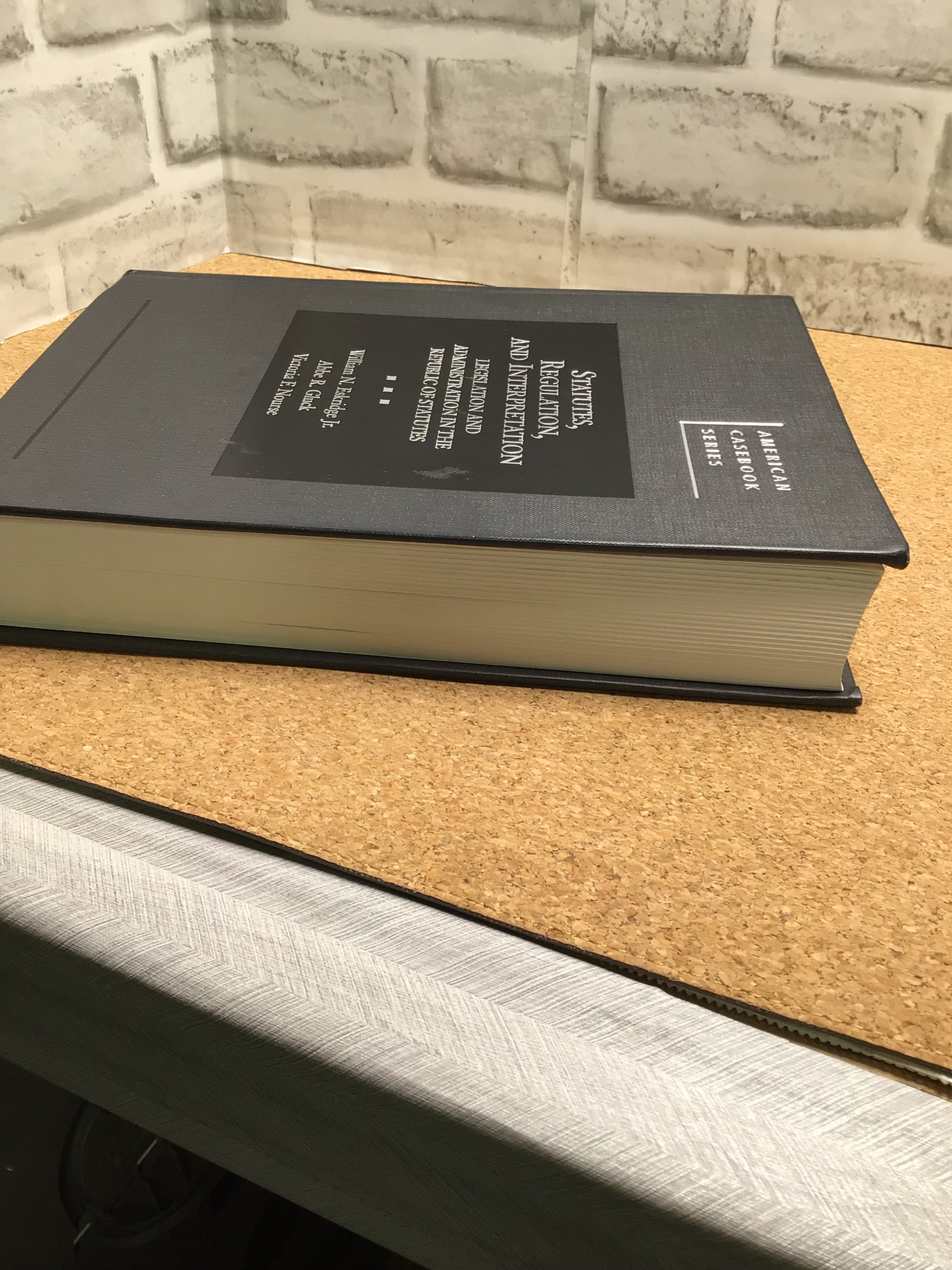 Statutes, Regulation, and Interpretation: Hard Back **Used excellent condition** (7772294512878)